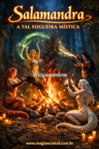 Salamandra: A Magia da Fogueira, Elementais e a Transmutação de Energias