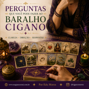 Perguntas que você pode fazer ao Baralho Cigano