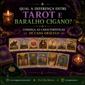 Qual a diferença entre Tarot e Baralho Cigano?