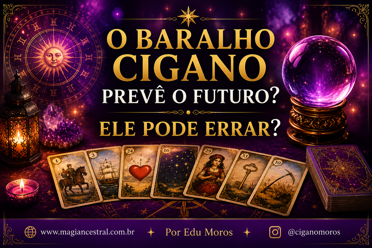 O Baralho Cigano prevê o futuro Ele pode errar