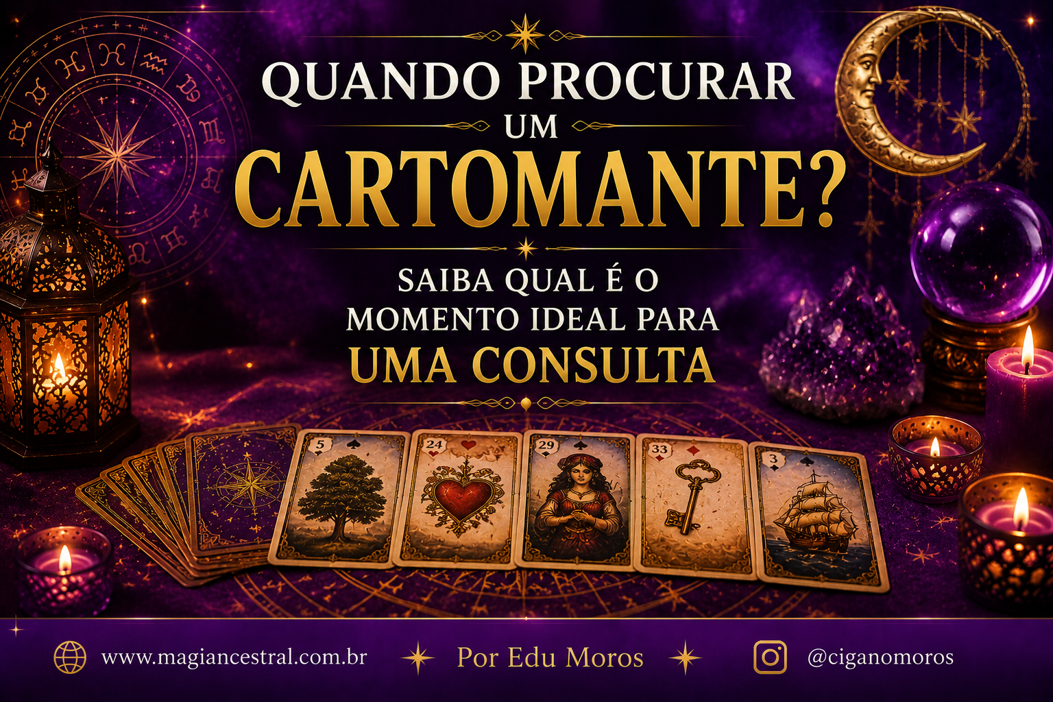 Quando procurar um cartomante? Descubra o momento certo para buscar orientação