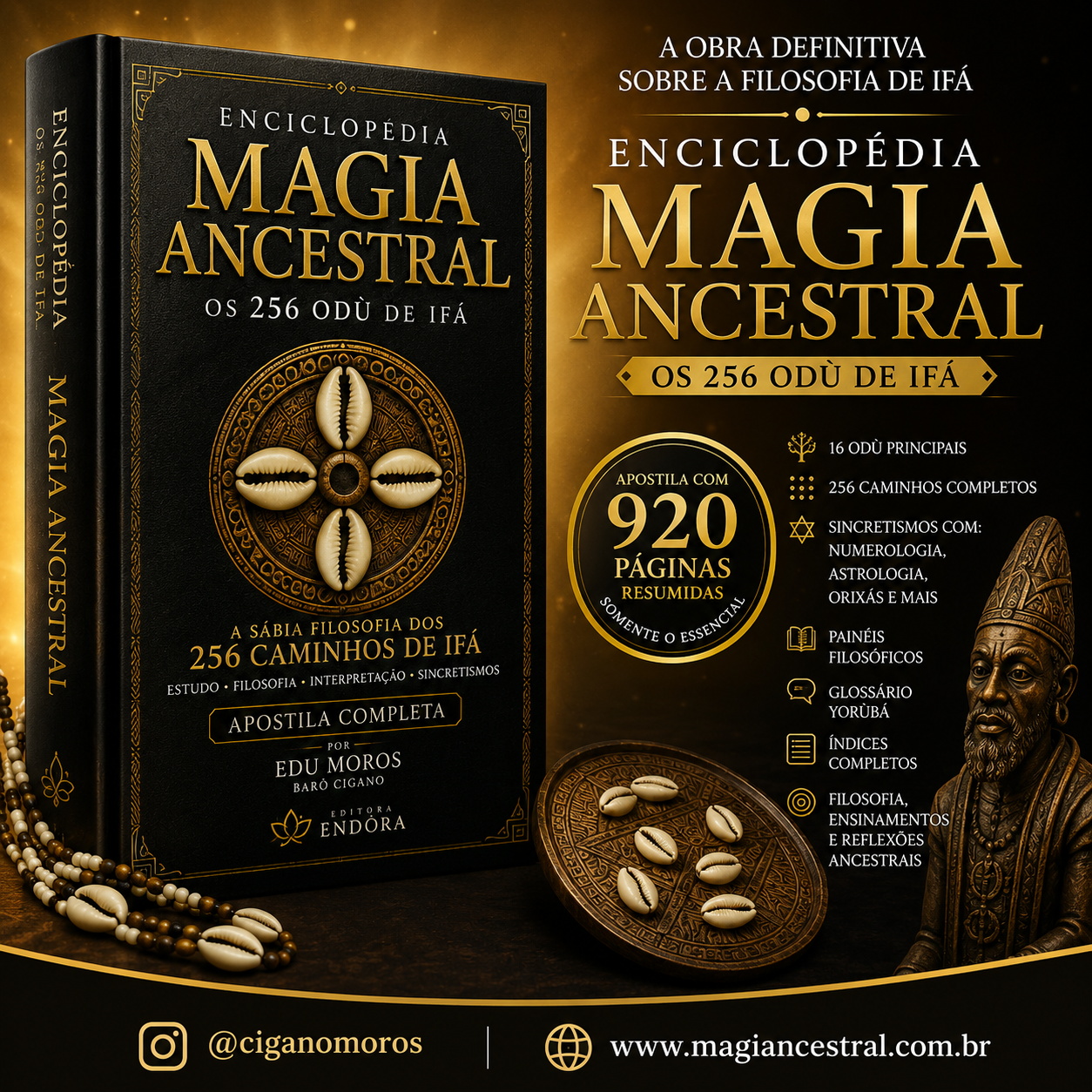 Enciclopédia Magia Ancestral – Os 256 Odù de Ifá | Apostila Completa com 920 Páginas